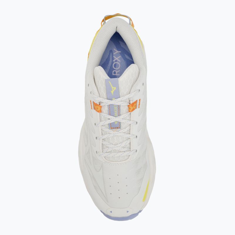 Scarpe da corsa da donna Mizuno Wave Daichi 7 Roxy bianco neve 5
