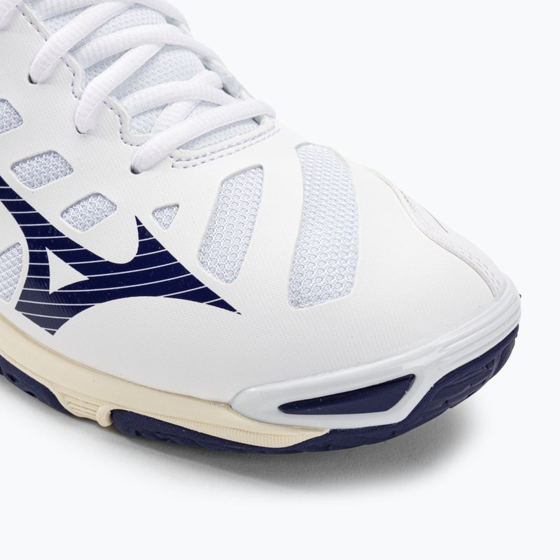 Scarpe da pallavolo da uomo Mizuno Wave Voltage bianco/nastro blu/mp oro 9