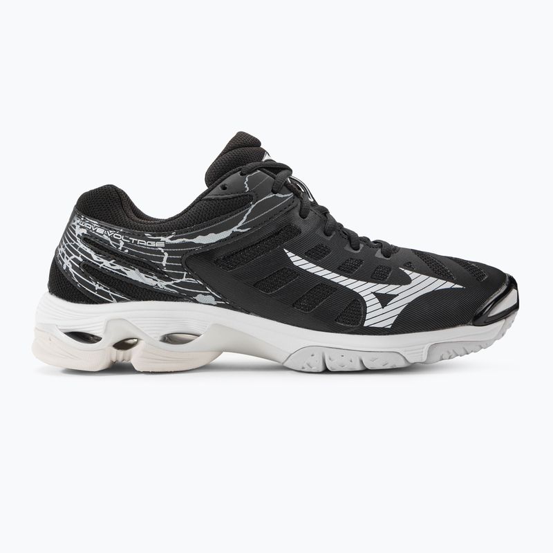 Scarpe da pallavolo da uomo Mizuno Wave Voltage nero/argento 2