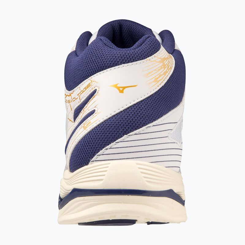 Scarpe da pallavolo da uomo Mizuno Wave Voltage Mid bianco/nastro blu/mp oro 8