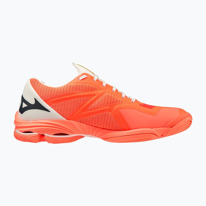 Scarpe da pallavolo da uomo Mizuno Wave Lightning Z7 neon flame/nero/bolt2 neon 3