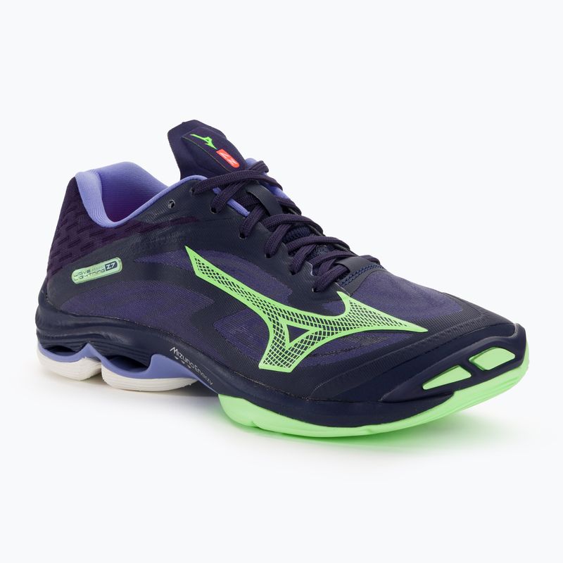 Scarpe da pallavolo da uomo Mizuno Wave Lightning Z7 blu sera/verde tech/lolite