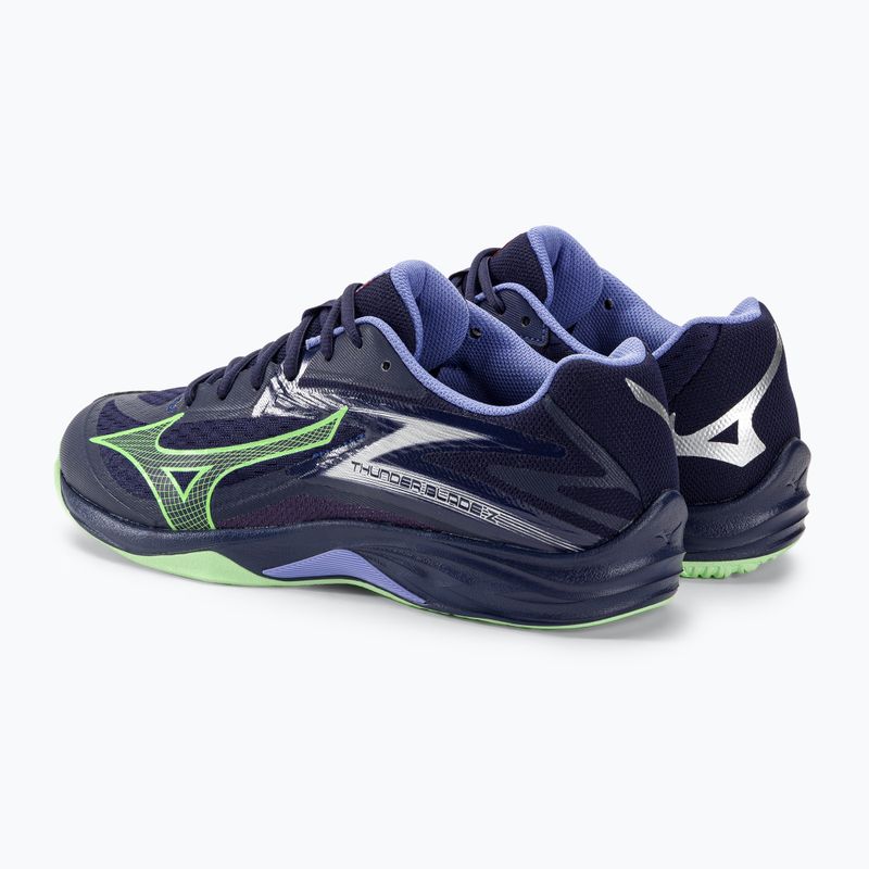 Scarpe da pallavolo da uomo Mizuno Thunder Blade Z blu sera/verde tech/ olite 4