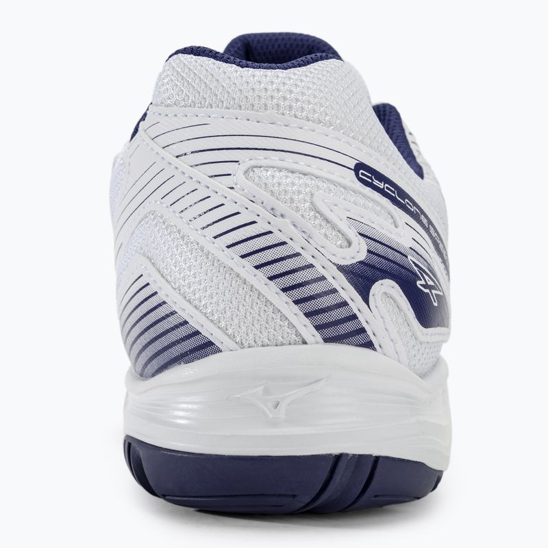 Scarpe da pallavolo da uomo Mizuno Cyclone Speed 4 bianco/blueribbon/mp gold 6