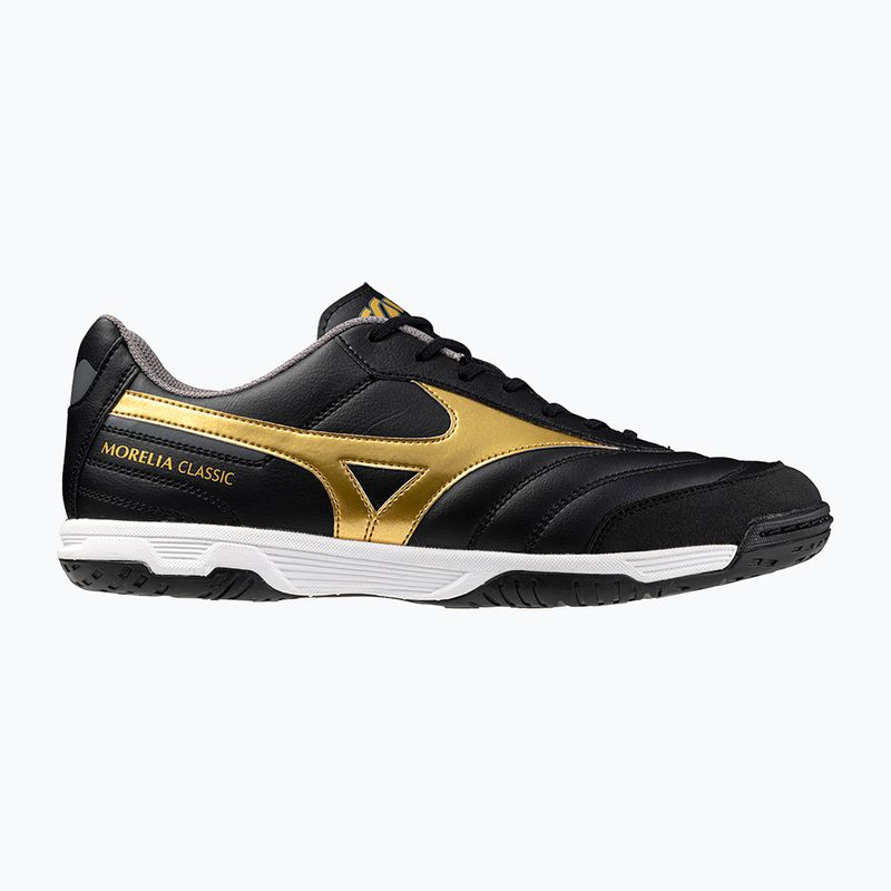 Scarpe da calcio Mizuno Morelia Sala Classic IN nero/oro/ombra scura da uomo 7