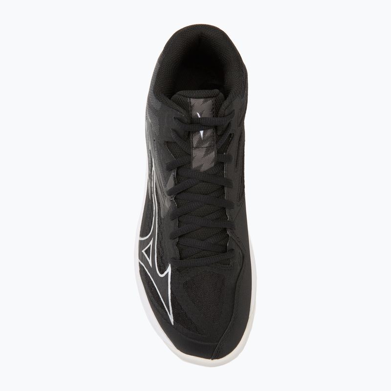 Scarpe da pallavolo Mizuno Thunder Blade Z Mid nero/argento 5