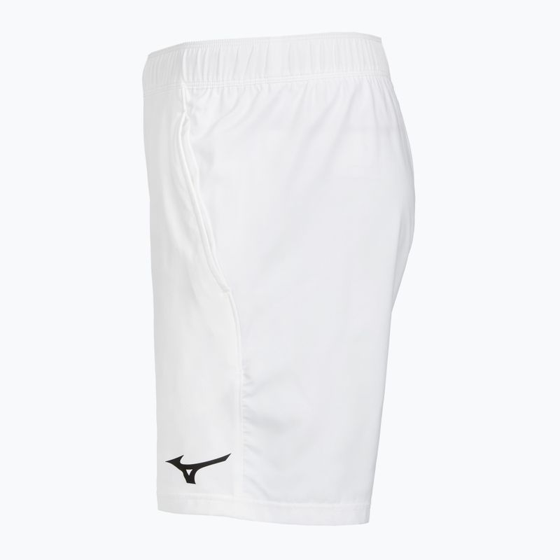 Pantaloncini da tennis da uomo Mizuno 8 in Flex Short bianco 3