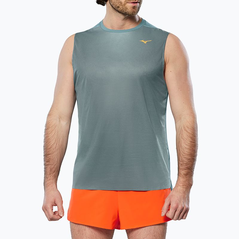 Canotta da running da uomo Mizuno Aero Tank lead