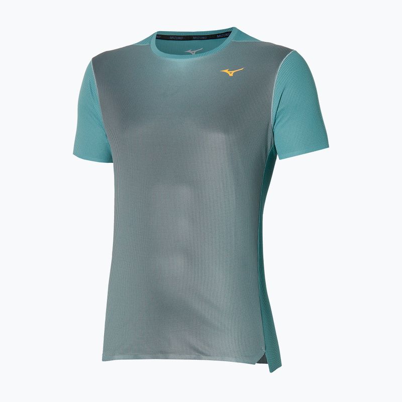 Camicia da corsa Mizuno Aero Tee da uomo in piombo