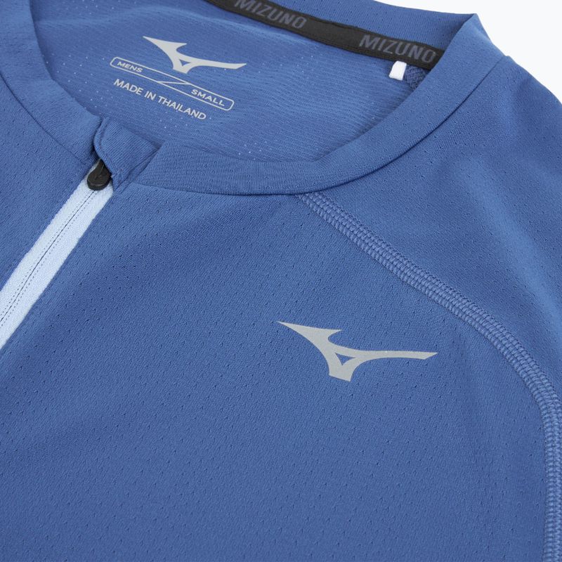 Maglietta da corsa Mizuno Trail DryAeroFlow HZ Tee federal blu da uomo 3