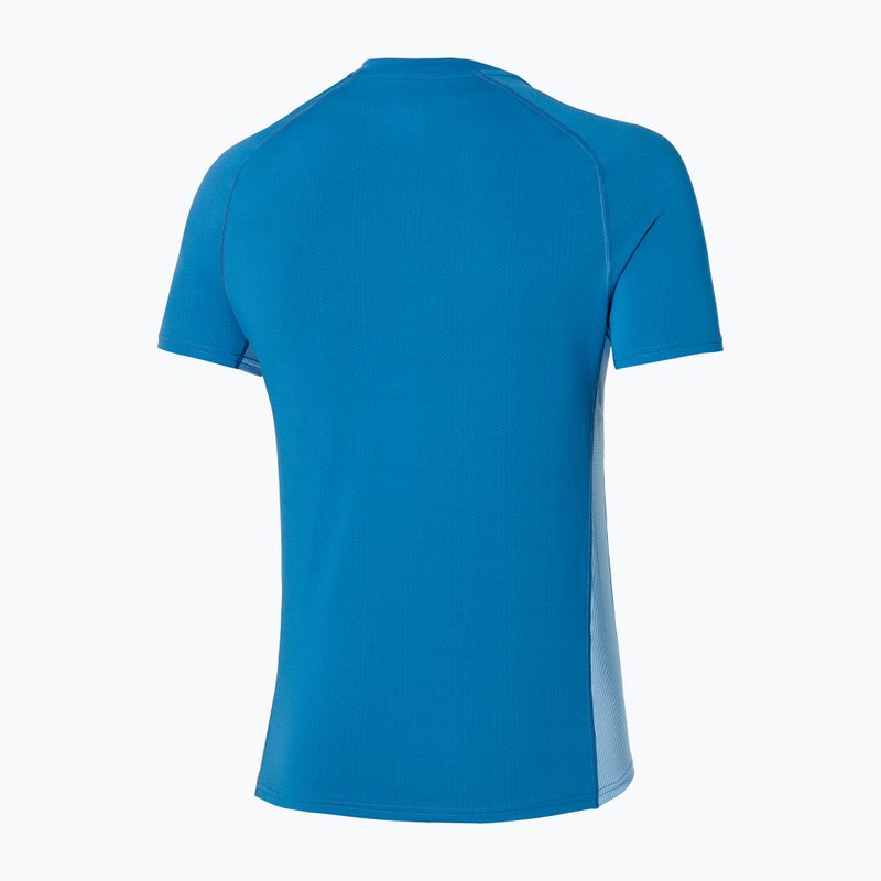 Maglietta da corsa Mizuno Trail DryAeroFlow HZ Tee federal blu da uomo 2