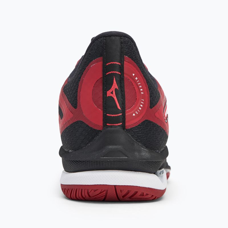 Scarpe da tennis da uomo Mizuno Wave Exceed Tour 6 AC rosso radioso/bianco/nero 6