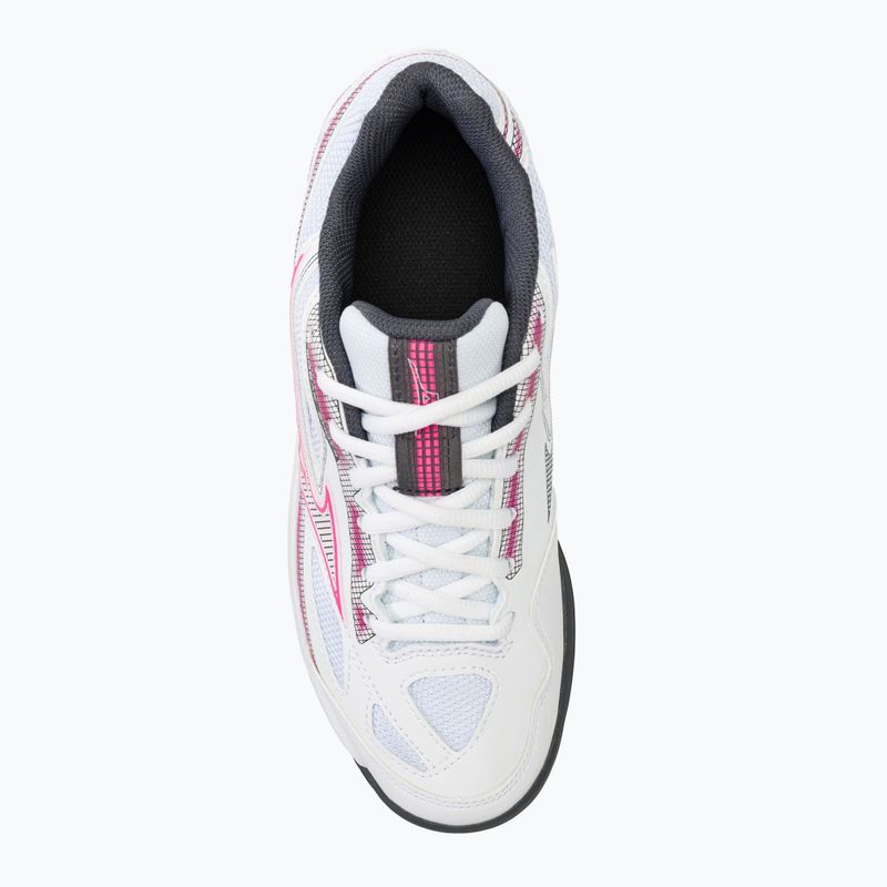 Scarpe da tennis da donna Mizuno Break Shot 4 AC bianco / rosa tetra / turbolenza 5