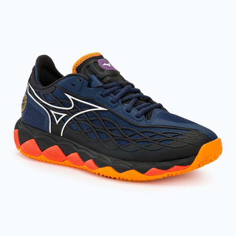 Scarpe Mizuno Wave Enforce Tour Padel uomo blu / bianco / carrot curl padel