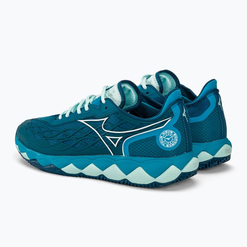 Scarpe da tennis da uomo Mizuno Wave Enforce Tour CC blu marocchino/bianco/bluejay 3