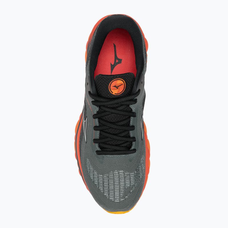 Scarpe da corsa da uomo Mizuno Wave Sky 7 turbolenza/nickel/corallo caldo 7