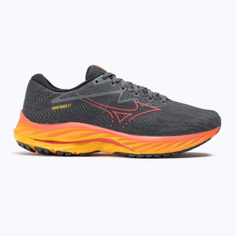 Scarpe da corsa da uomo Mizuno Wave Rider 27 turbolenza/cayenna/citrus 2