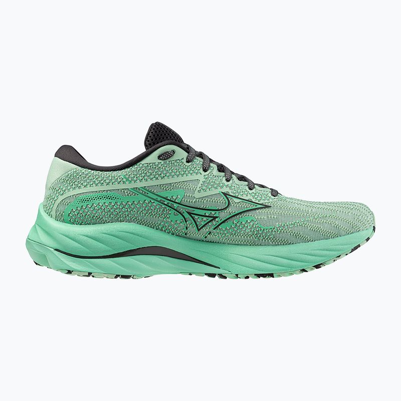 Scarpe da corsa da uomo Mizuno Wave Rider 27 grigio giada/nero ostrica/crema giada 3