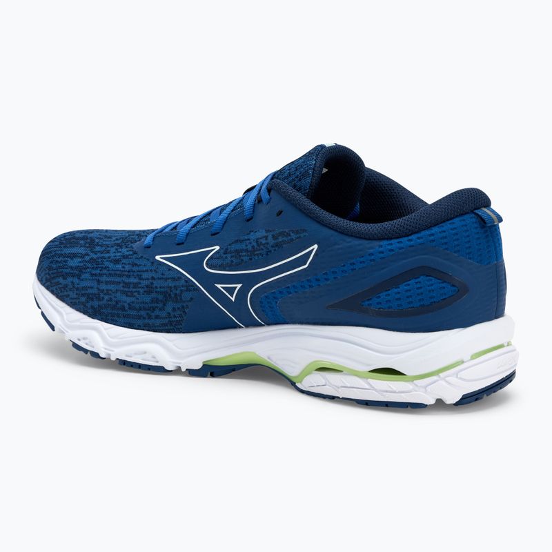 Scarpe da corsa da uomo Mizuno Wave Prodigy 5 navy peony/ bianco/ verde brillante 3