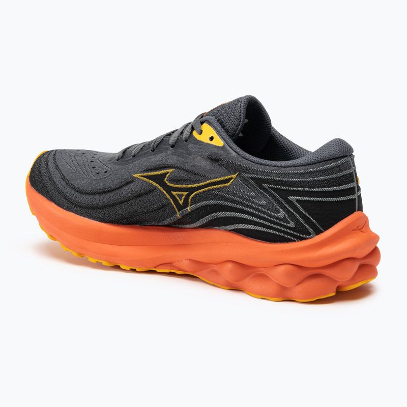 Scarpe da corsa da uomo Mizuno Wave Skyrise 5 turbolenza/citrus/nasturzio 3