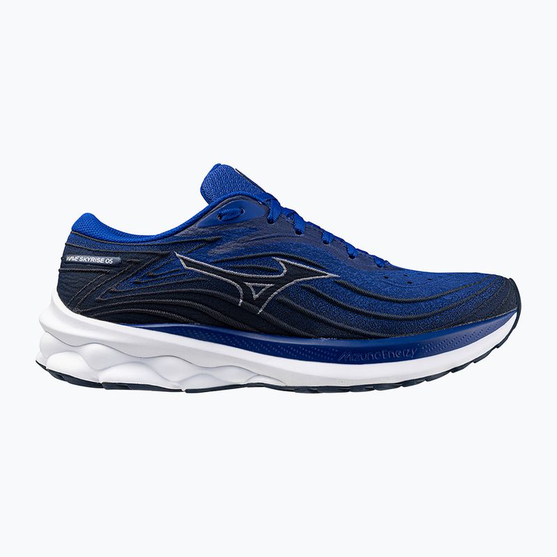 Scarpe da corsa uomo Mizuno Wave Skyrise 5 surf the web/ bianco/ india ink 8