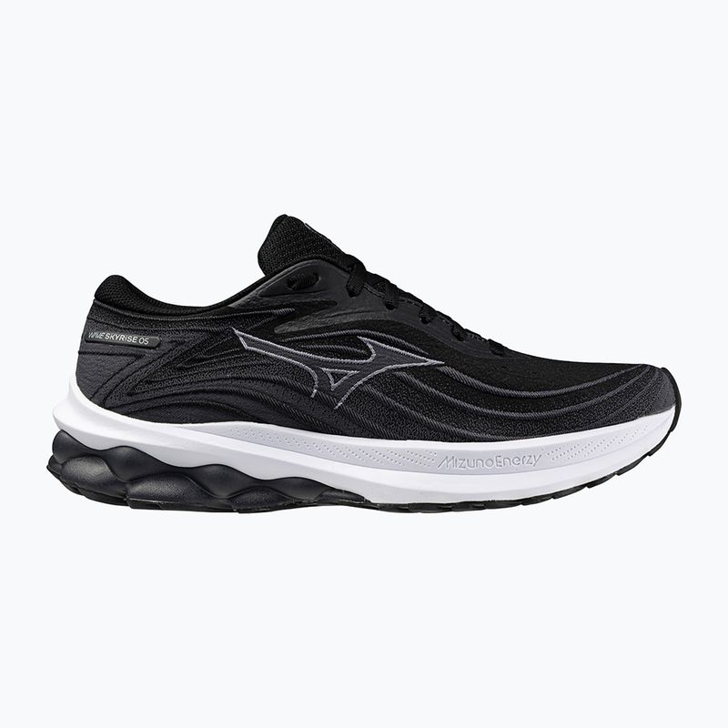 Scarpe da corsa da uomo Mizuno Wave Skyrise 5 nero/bianco/cayenne 8