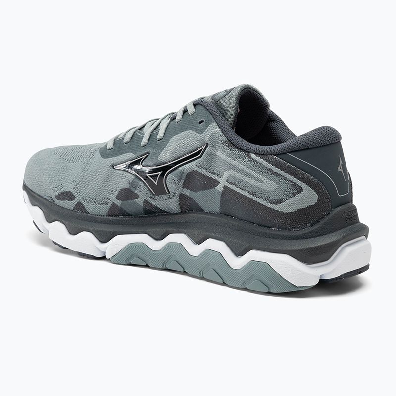 Scarpe da corsa da uomo Mizuno Wave Horizon 7 piombo/nichel/cayenne 3