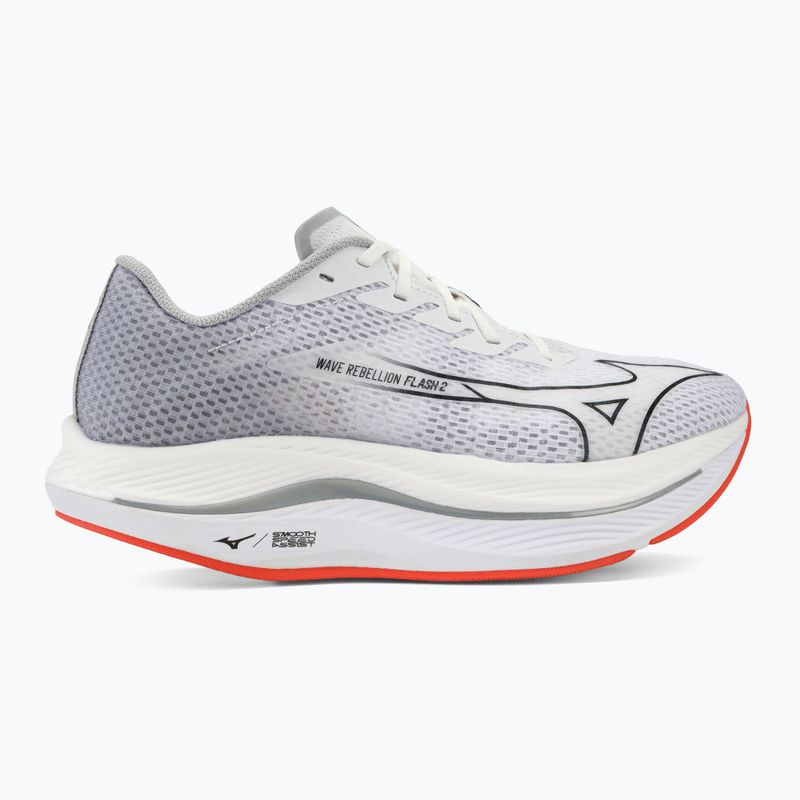 Scarpe da corsa da uomo Mizuno Wave Rebellion Flash 2 bianco/nero/nebbia di porto 2