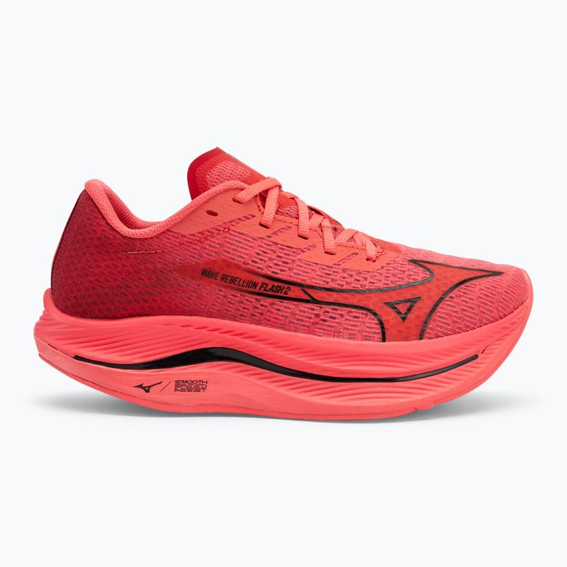 Mizuno Wave Rebellion Flash 2 scarpa da corsa dubarry/nero/mirtillo rosso 2