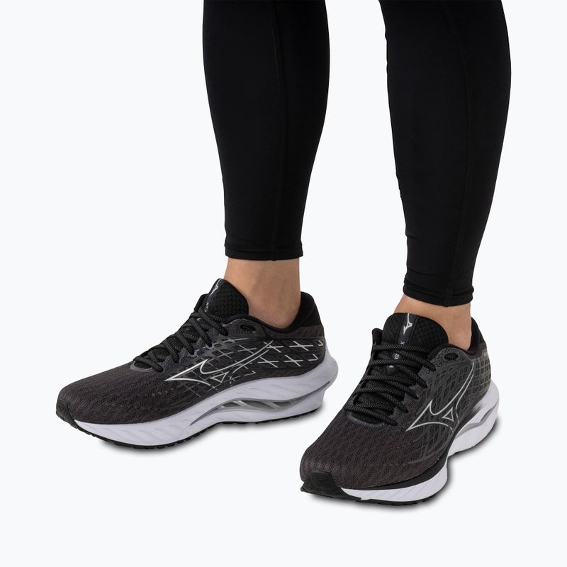 Scarpe da corsa da uomo Mizuno Wave Inspire 20 ebano/bianco/nero 4