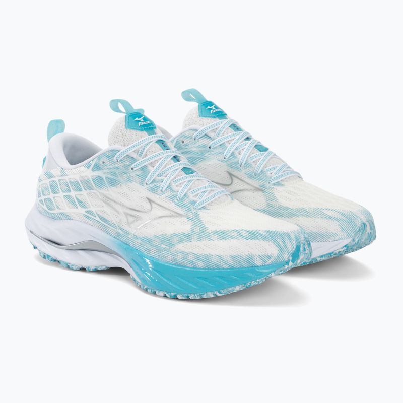 Scarpa da corsa Mizuno Wave Inspire 20 SP bianco/argento/blu glow 4