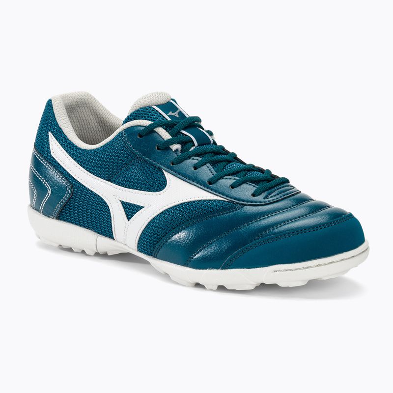 Scarpe da calcio per bambini Mizuno MRL Sala Club TF Jr blu marino/bianco