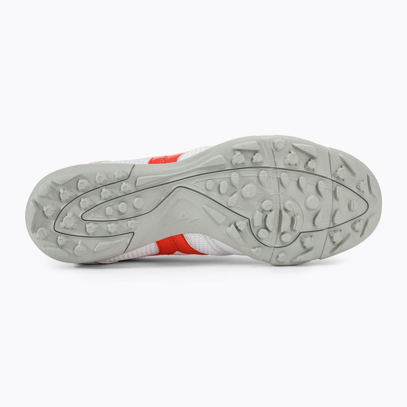 Scarpe da calcio per bambini Mizuno MRL Sala Club TF Jr bianco/rosso radiante 4