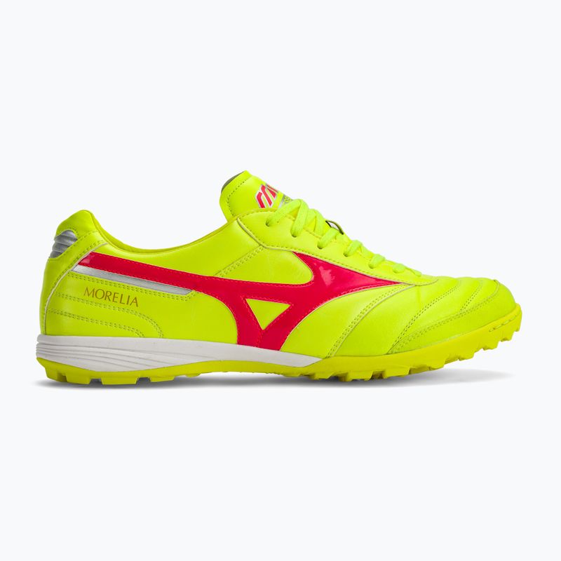 Scarpe da calcio Mizuno Morelia Sala Elite TF giallo sicurezza/fuoco corallo 2/galaxy argento uomo 2