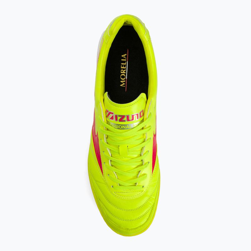 Scarpe da calcio Mizuno Morelia Sala Elite TF giallo sicurezza/fuoco corallo 2/galaxy argento uomo 7