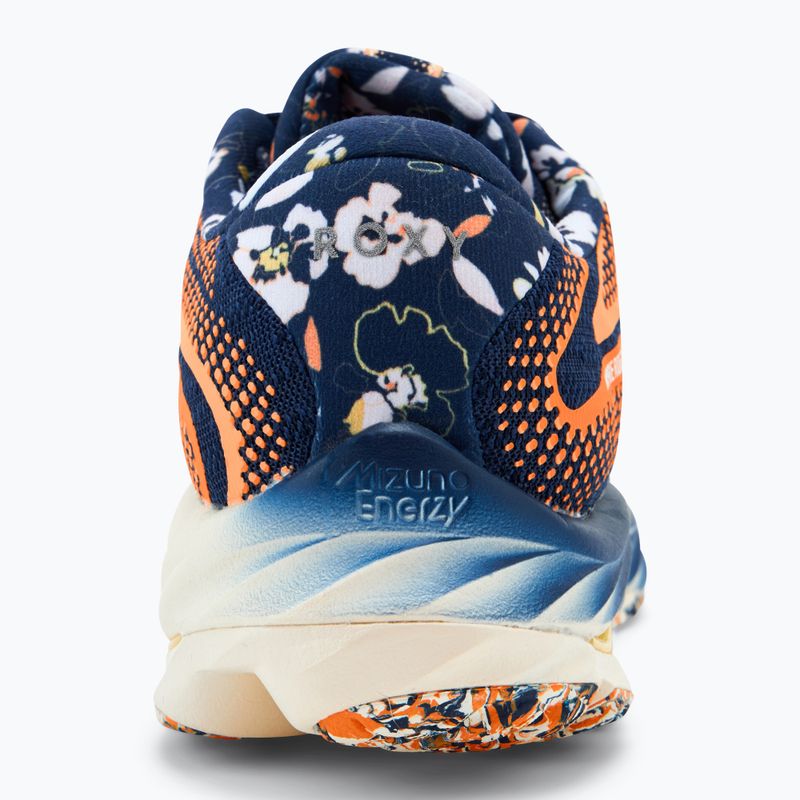 Scarpe da corsa da donna Mizuno Wave Rider 27 Roxy accademia navale / bianco / peach fuzz 6