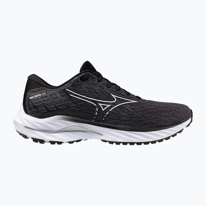 Scarpe da corsa da donna Mizuno Wave Inspire 20 ebano/bianco/nero 2