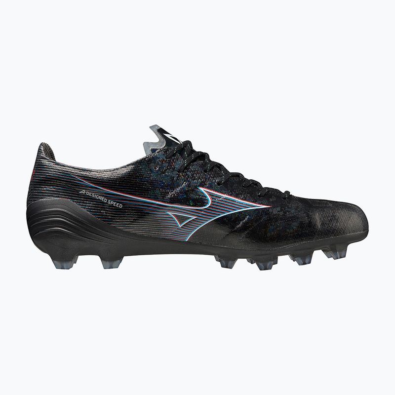 Scarpe da calcio da uomo Mizuno Αlpha Elite Md nero/rosso fuoco/801 c 8