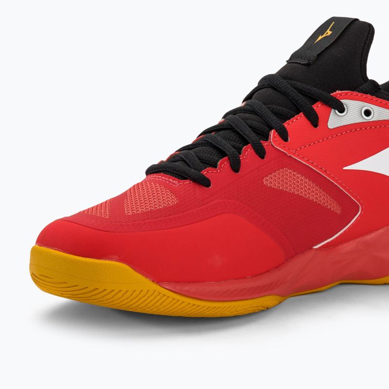 Scarpe da pallavolo da uomo Mizuno Wave Dimension rosso radioso/bianco/carota 7