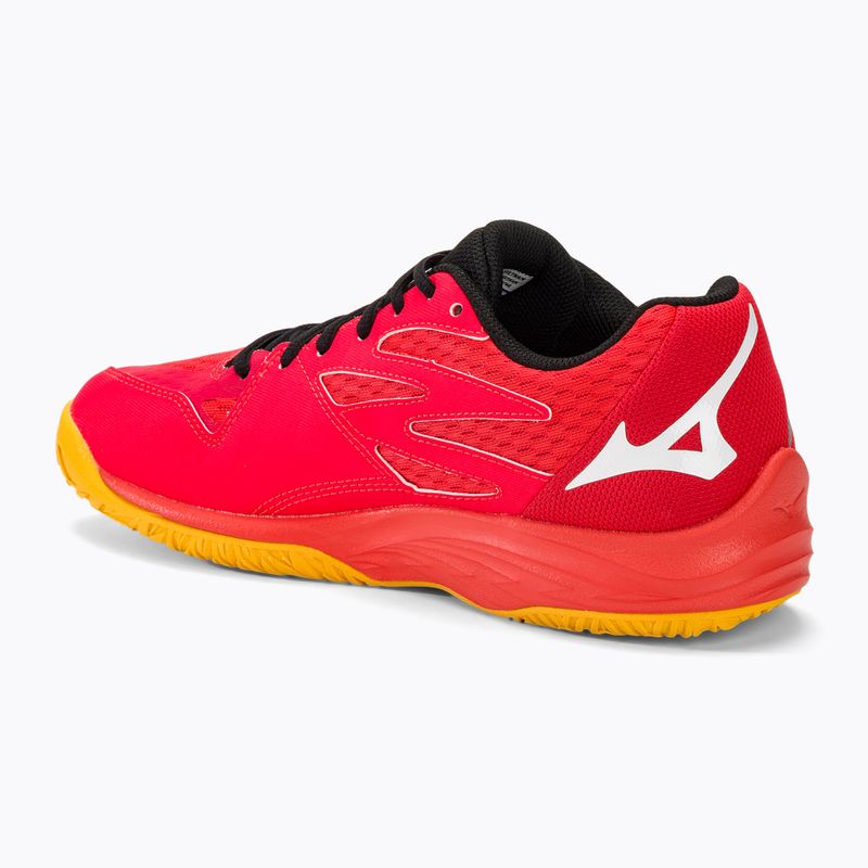 Scarpe da pallavolo da uomo Mizuno Thunder Blade Z rosso radioso/bianco/carota 3