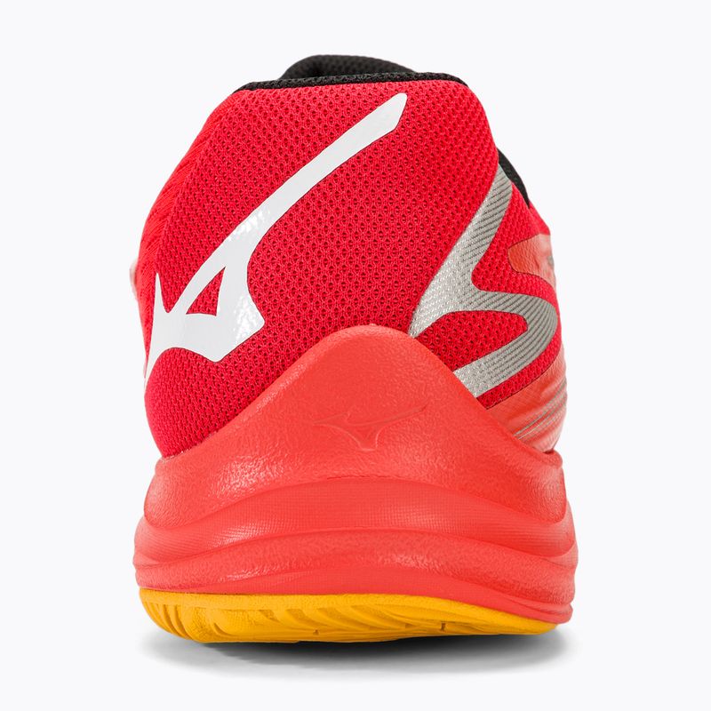 Scarpe da pallavolo da uomo Mizuno Thunder Blade Z rosso radioso/bianco/carota 6