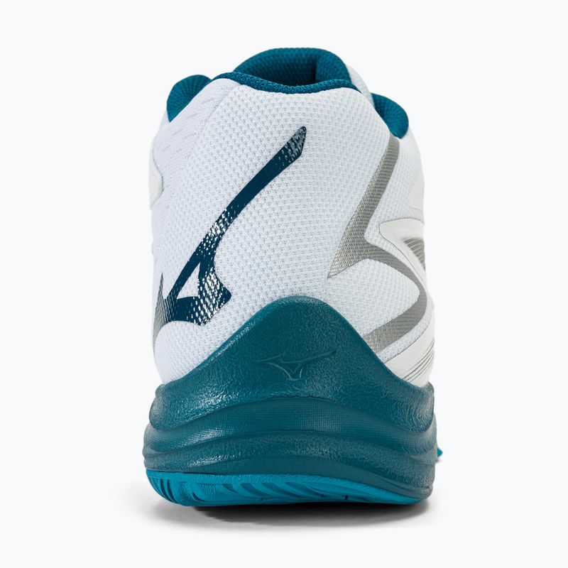 Scarpe da pallavolo da uomo Mizuno Thunder Blade Z Mid bianco/blu marina/argento 6