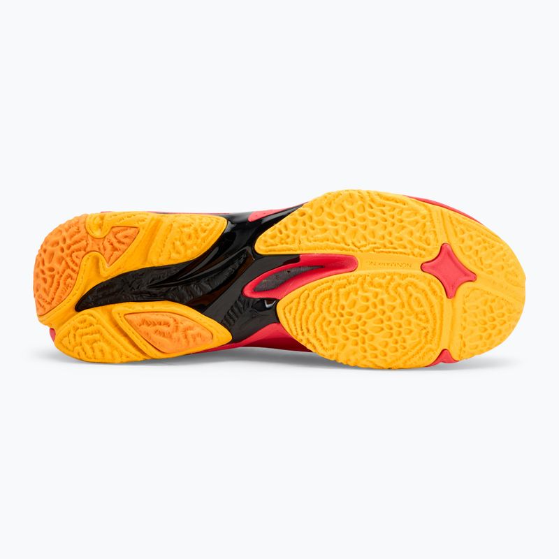 Mizuno Wave Lightning Z8 scarpe da pallavolo rosso radioso/bianco/arancio 4