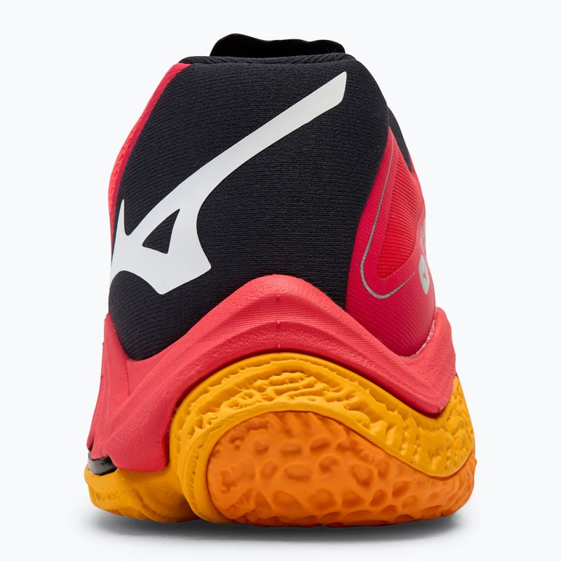 Mizuno Wave Lightning Z8 scarpe da pallavolo rosso radioso/bianco/arancio 6