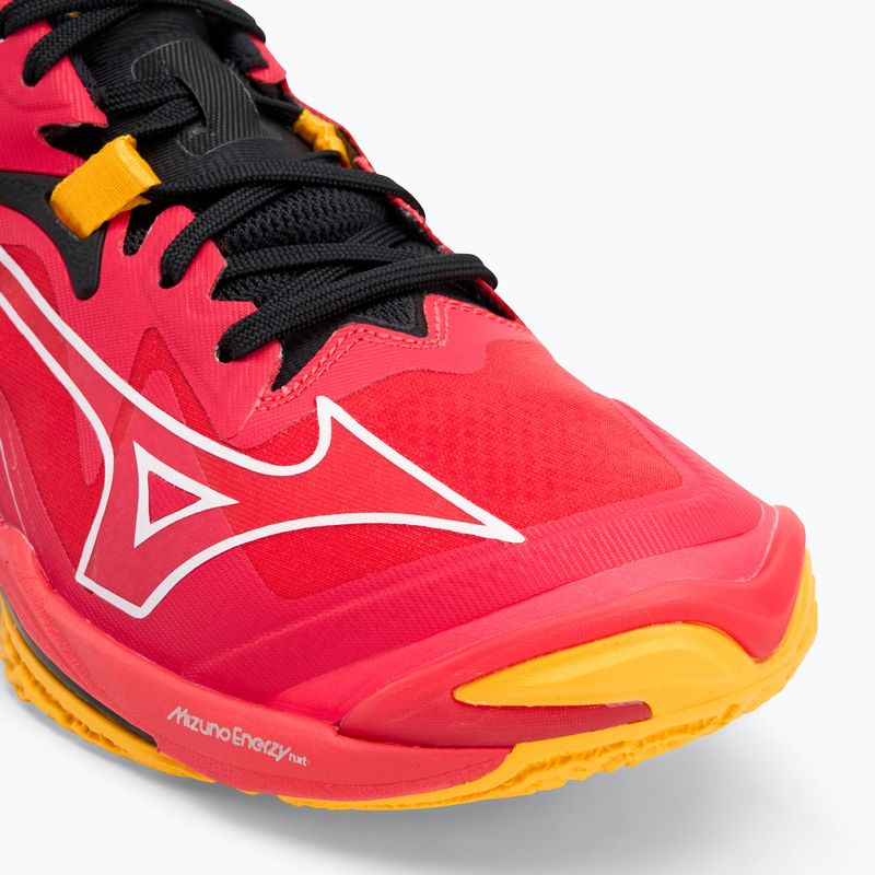 Mizuno Wave Lightning Z8 scarpe da pallavolo rosso radioso/bianco/arancio 7
