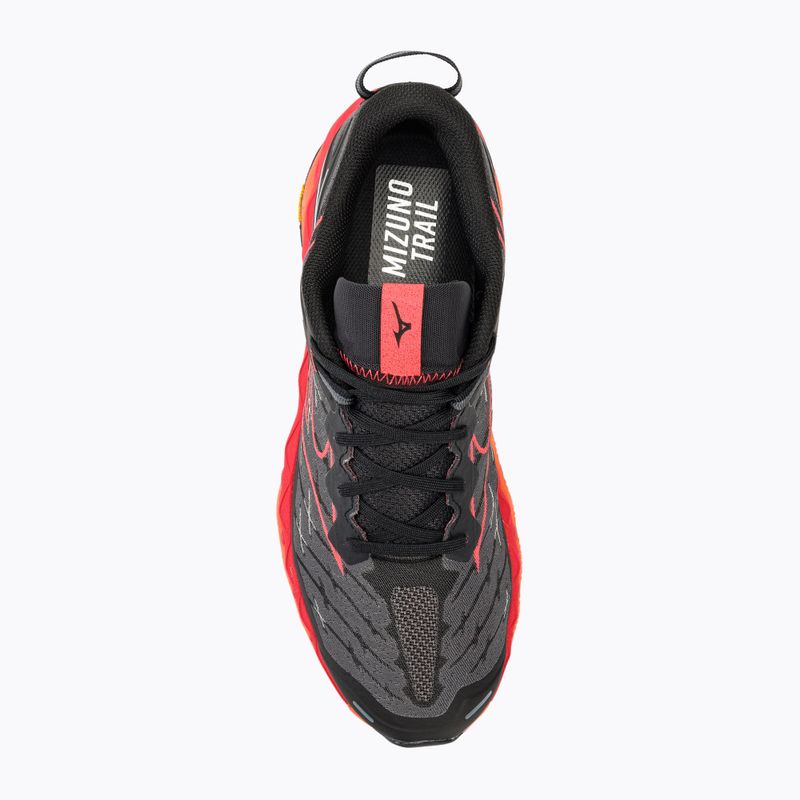 Scarpe da corsa da uomo Mizuno Wave Mujin 10 nero/cayenne/nasturzio 5