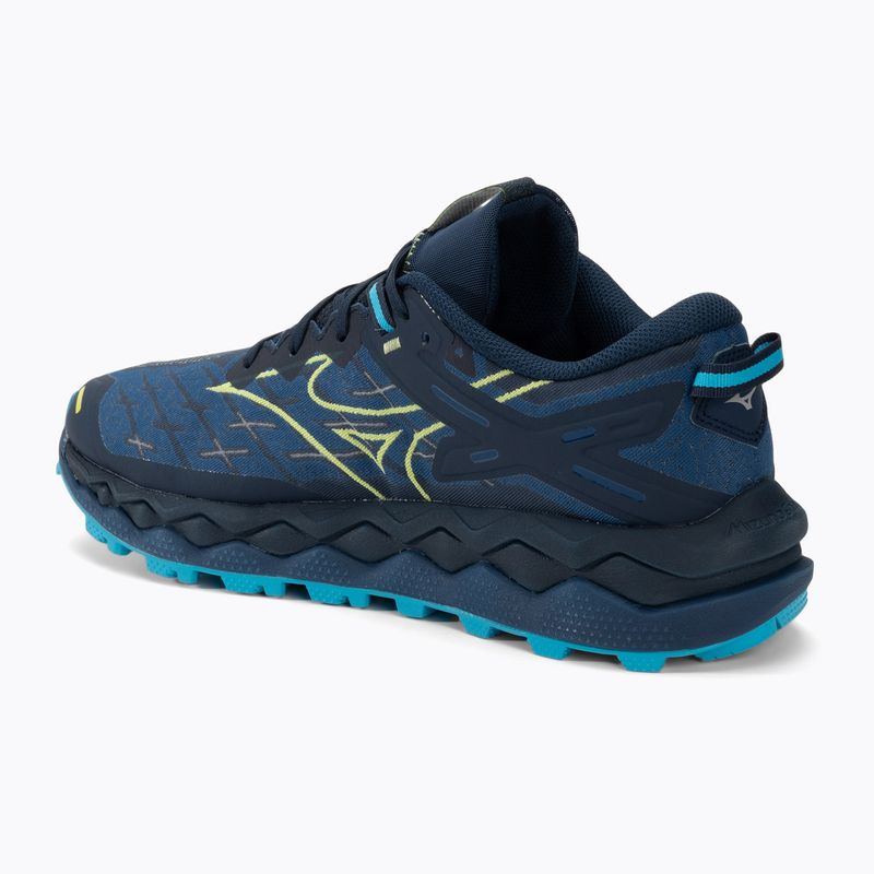 Scarpe da corsa da uomo Mizuno Wave Mujin 10 dress blues/verde brillante/swim cap 3