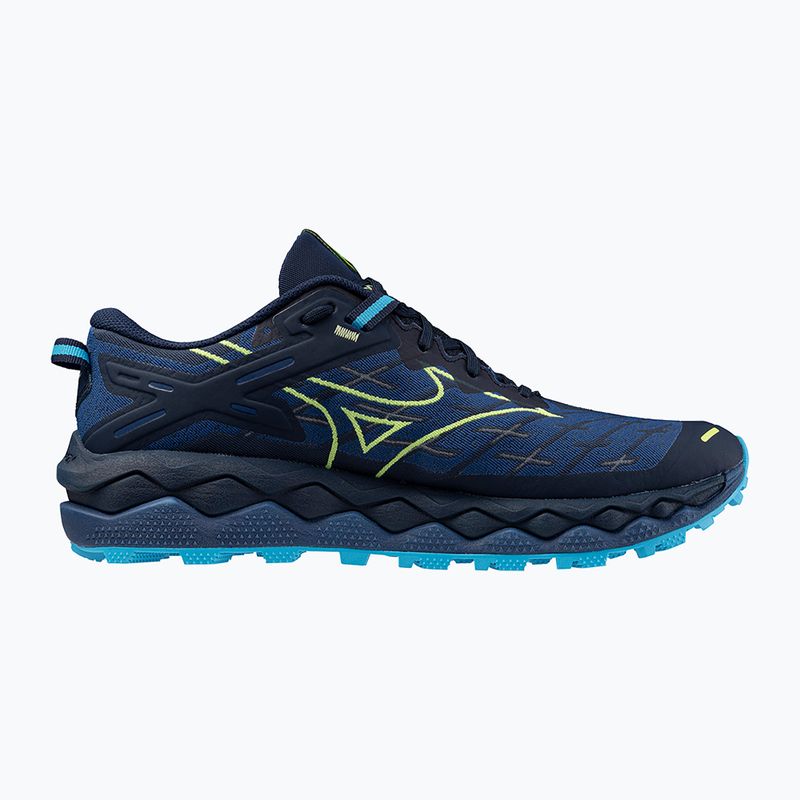 Scarpe da corsa da uomo Mizuno Wave Mujin 10 dress blues/verde brillante/swim cap 9