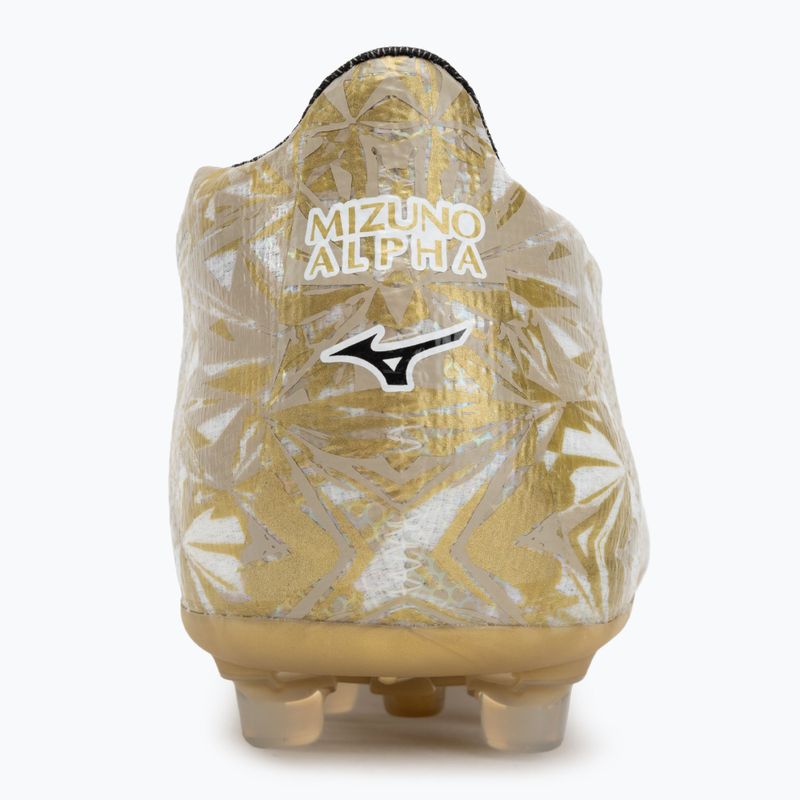 Scarpe da calcio da uomo Mizuno Alpha Japan AG bianco/oro/nero 6