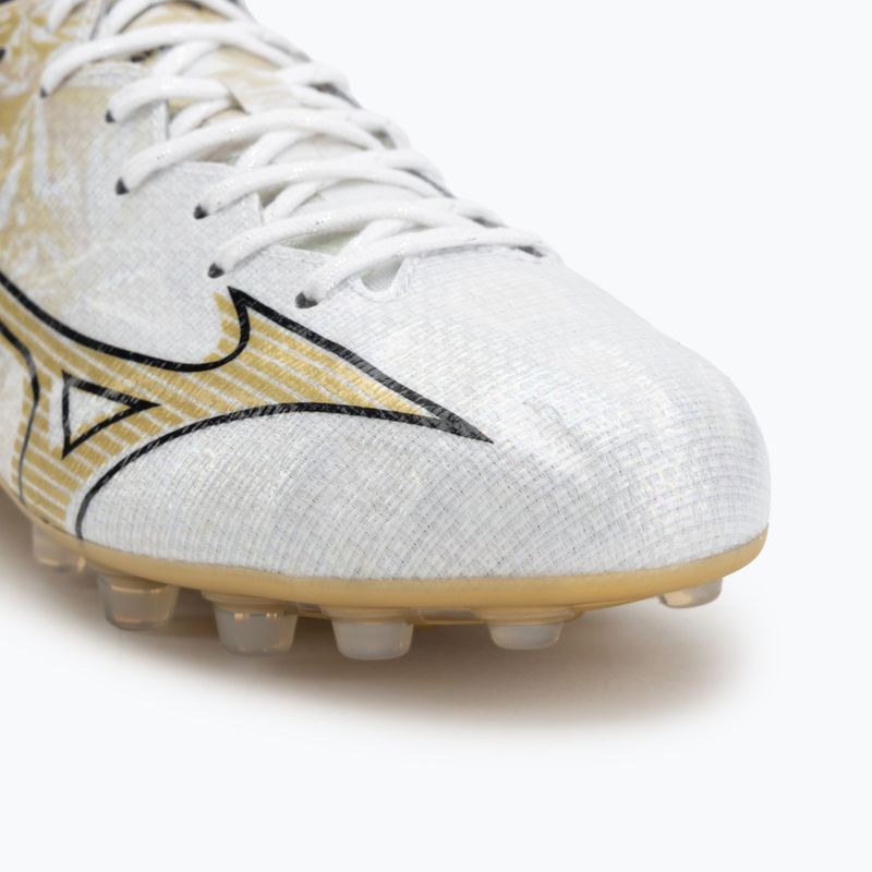 Scarpe da calcio da uomo Mizuno Alpha Japan AG bianco/oro/nero 7